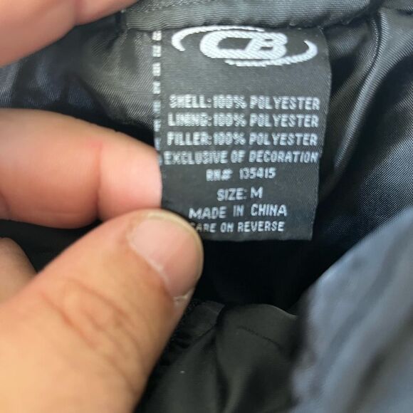 Cb Women's Blk Full Zip Quilted Jacket/Coat, Women's Med. - Picture 5 of 6